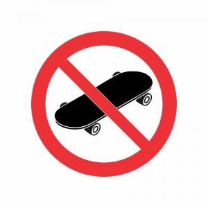 Cấm trượt ván