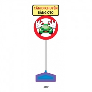 Biển báo Cấm di chuyển bằng ôtô - E003