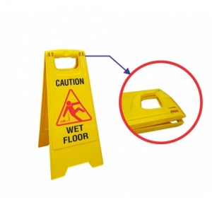 Biển báo chữ A Caution wet floor -  600 x 300 x 200 (mm)