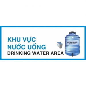 Biển báo Khu vực nước uống - Drinking water area