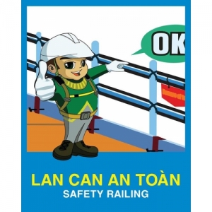 Biển báo Lan can an toàn - Safety railing