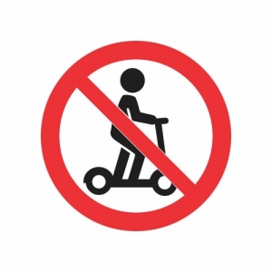 Cấm đi xe trượt