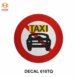 Biển báo Cấm ô tô taxi P.107b